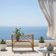 Vintage standing planter in rattan and bamboo – Riviera style, 1970s