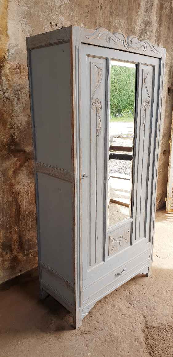 Art-deco style glazed cabinet