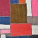 2x5 Pink & Blue Contemporary Kilim Runner Rug, 68x155Cm