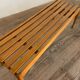 Slatted bench