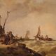 Tableau De Paysage Marin De La Seconde Moitié Du 19ème Siècle