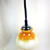Suspension opaline goes up and down 60-70 signed Silent Italy.