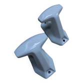 Vintage porcelain hooks