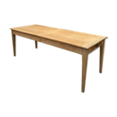 Ancienne table de ferme pieds fuseaux