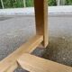 Farmhouse dining table extendable stripped in raw solid oak 180-270cm 1