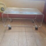 David Lange plexiglass coffee table