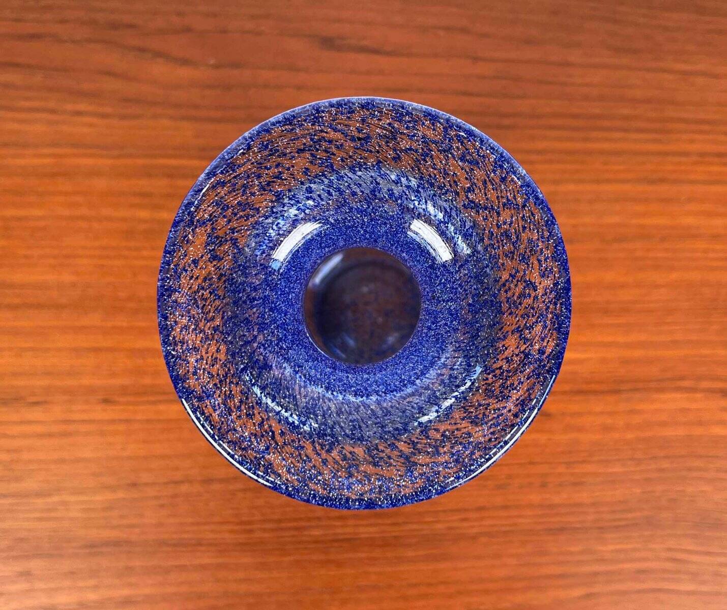 Vintage Swedish glass vase by Sven Vallien for Kosta Boda.