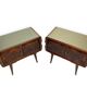 Tables de chevet, années 1950