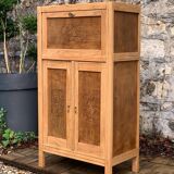 Parisian art deco sideboard in raw oak 1930