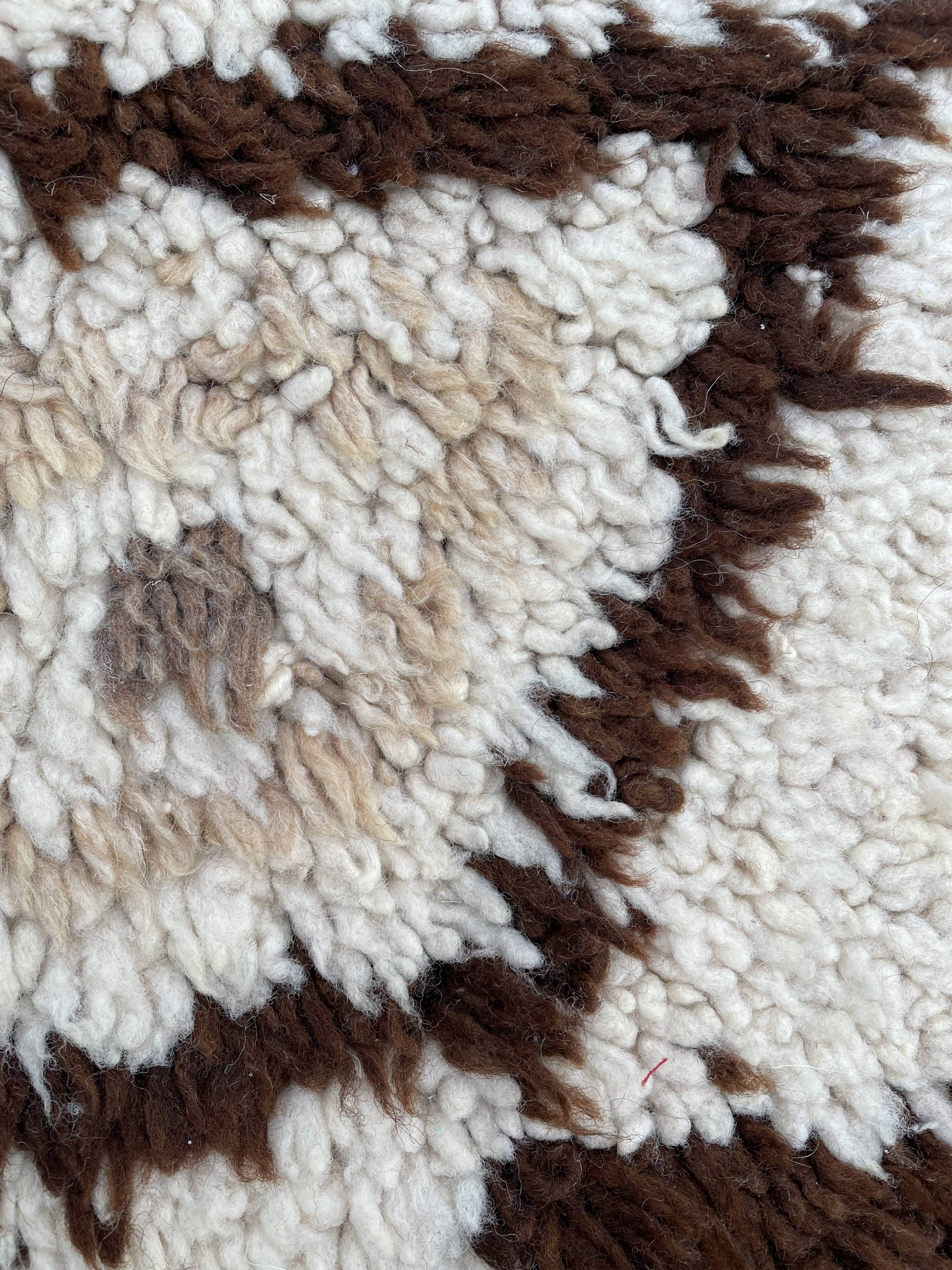Tapis berbere beni ouarain vintage 70x170 cm