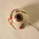 Ceramic lamp base with floral patterns