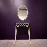 Console table with mirror from the 1960s
