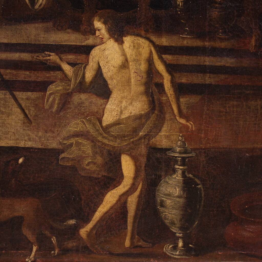 Great 17th century Italian painting, Herod's Banquet