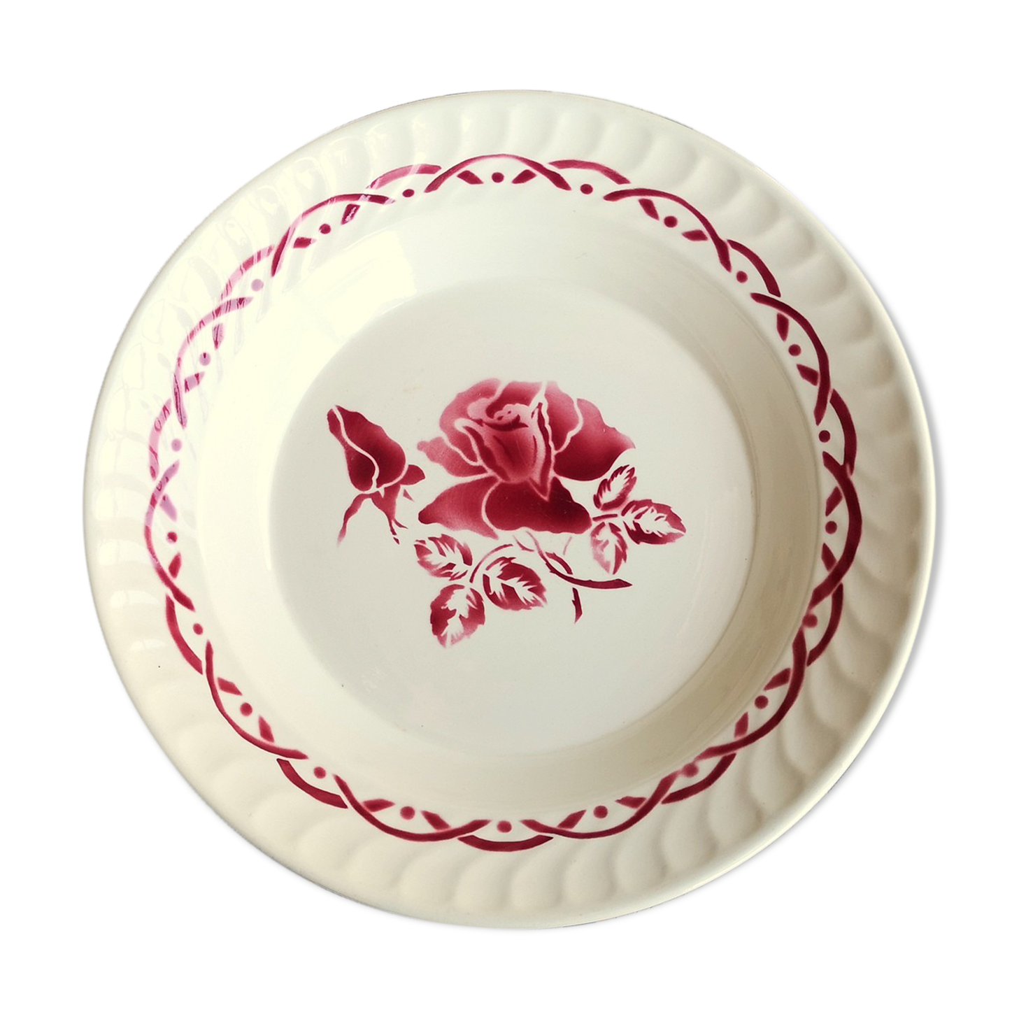 Digoin Sarreguemines plate