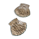 Coupelles coquillages en verre