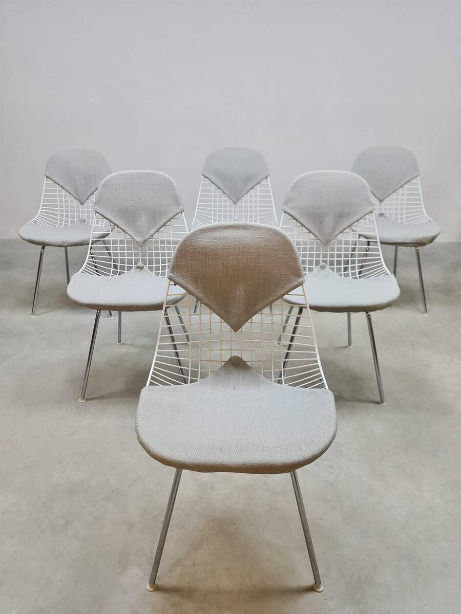 Vintage wire Bikini chairs Charles & Ray Eames Herman Miller 1960s