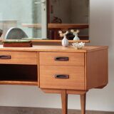 Coiffeuse vintage anglaise en teck – Limelight Furniture – Années 60