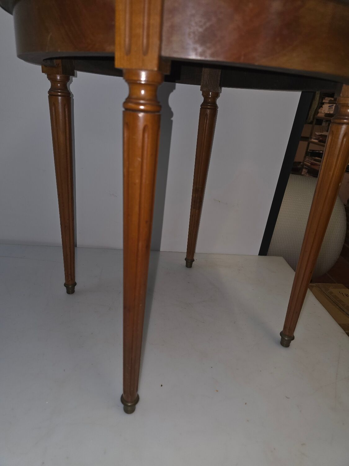 Louis XVI style bouillotte coffee table