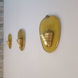 Set of 1950s wall lights
