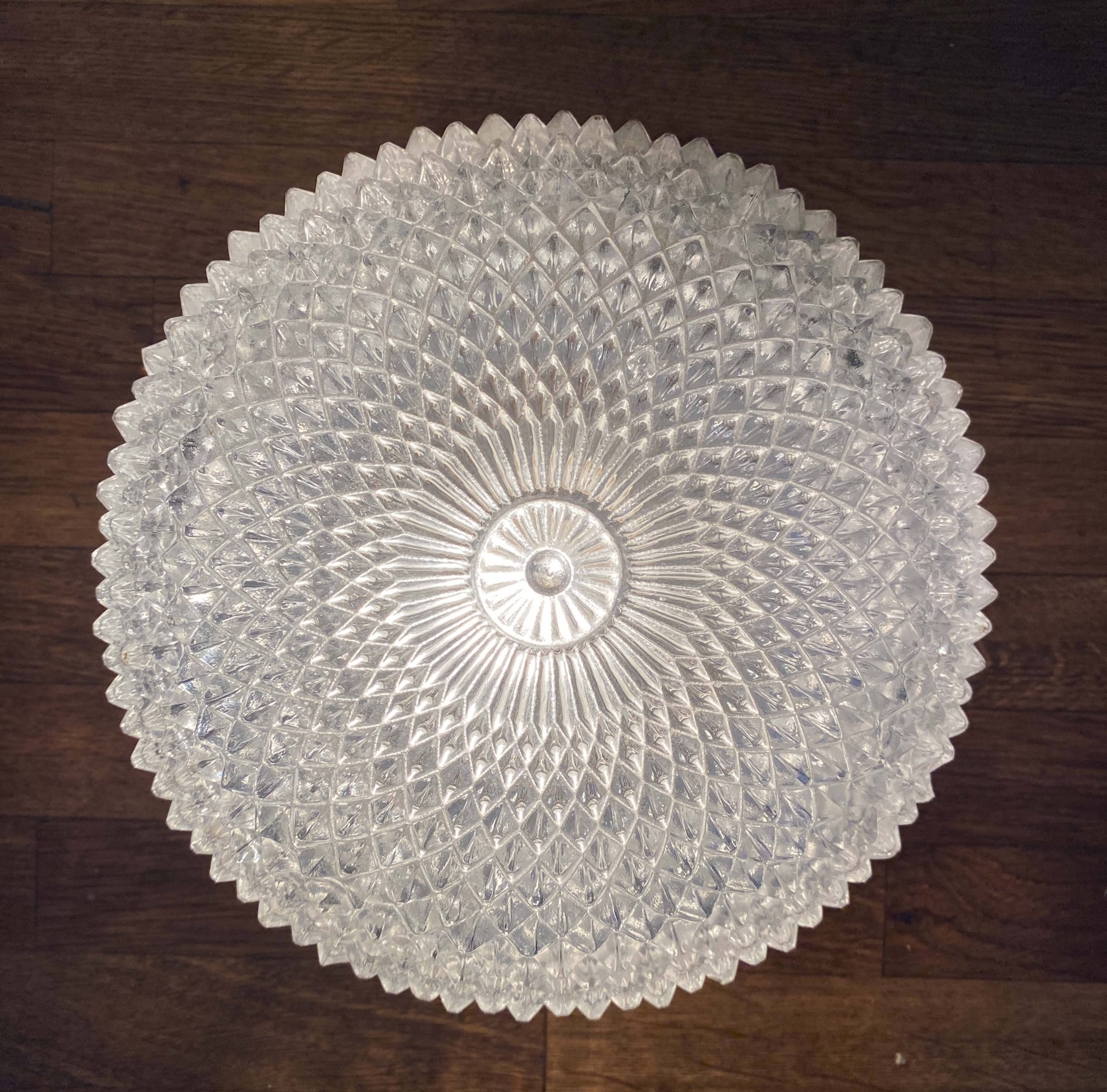 Three wall lights for Glashütte, Germany 1960s-70s