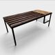 Table basse Roger Capron en céramique et bois – Circa 1960
