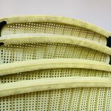 4 yellow outdoor armchairs