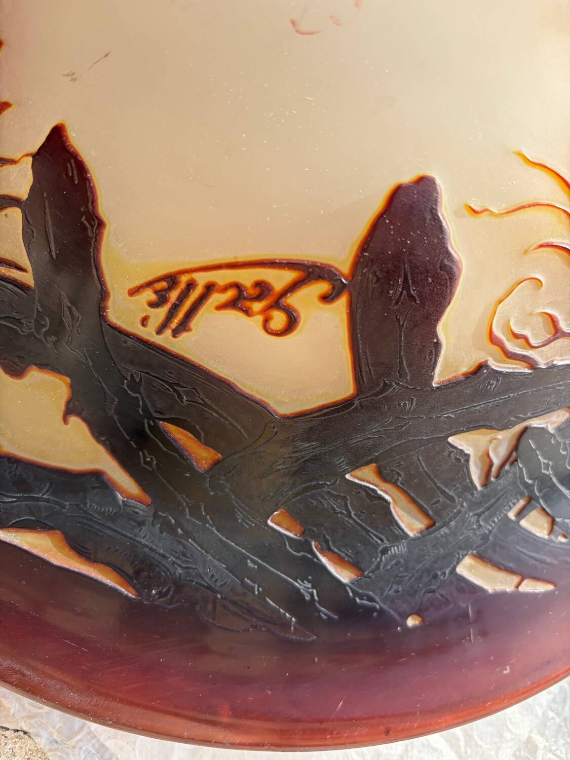 Suspension Émile Gallé