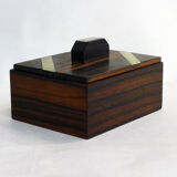 Macassar ebony art deco box