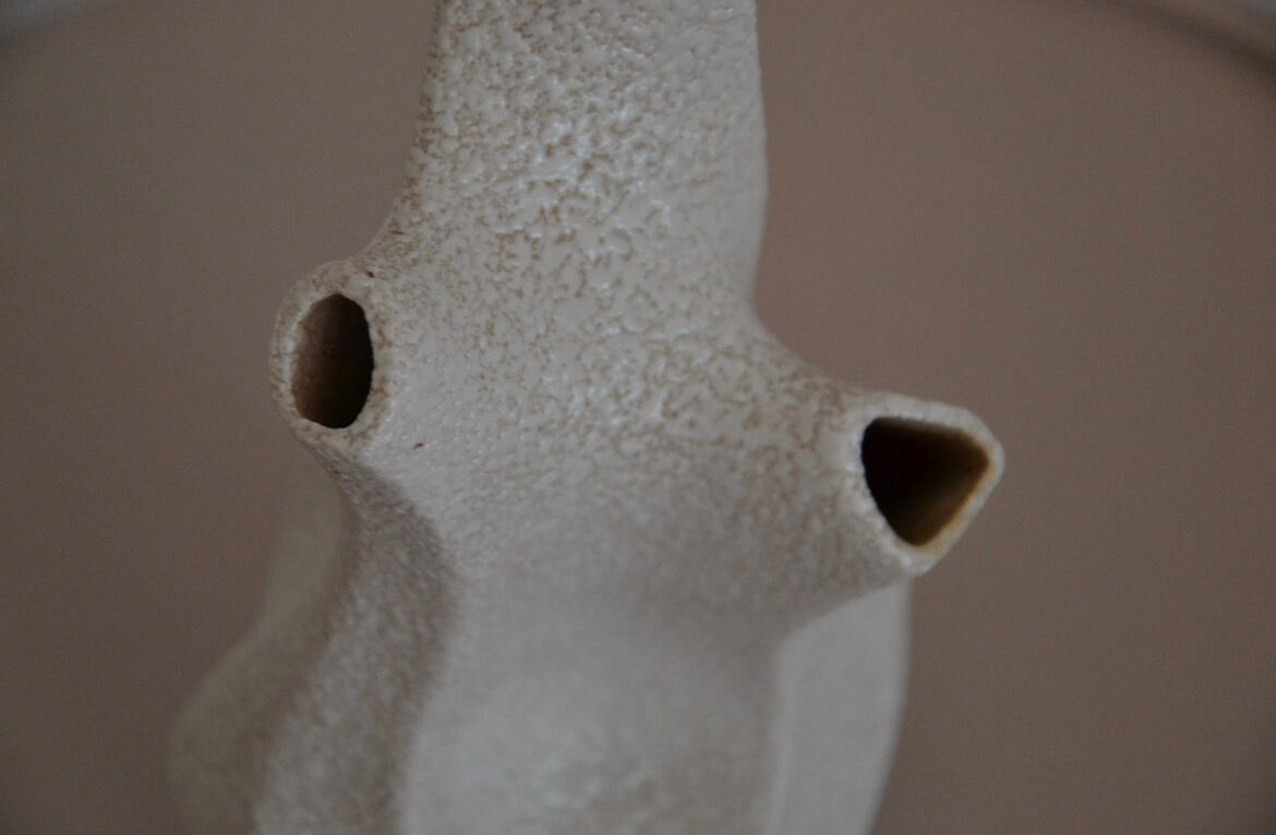 Minimalist design vase signed 1960s