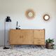 Sideboard vintage compass feet