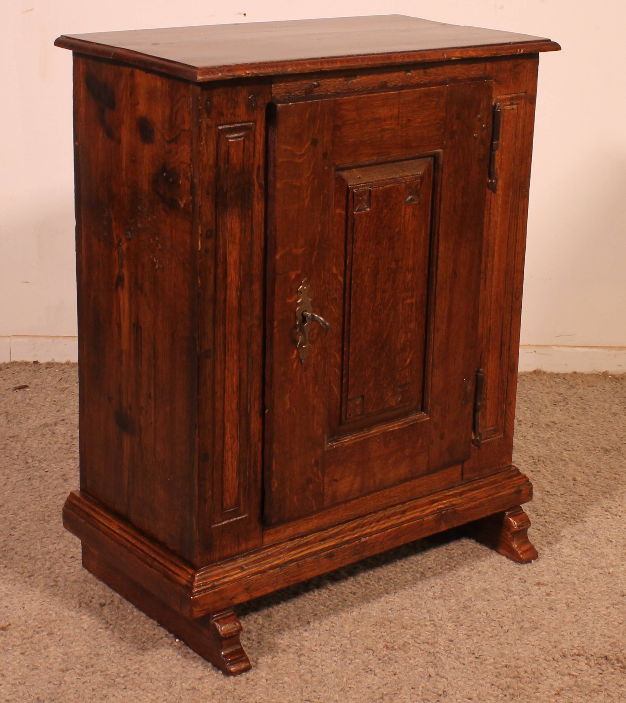 17th Century Oak Beguinage Piece