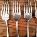 Ercuis cutlery - silver metal - forks and tablespoons