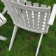 4 wooden folding armchairs