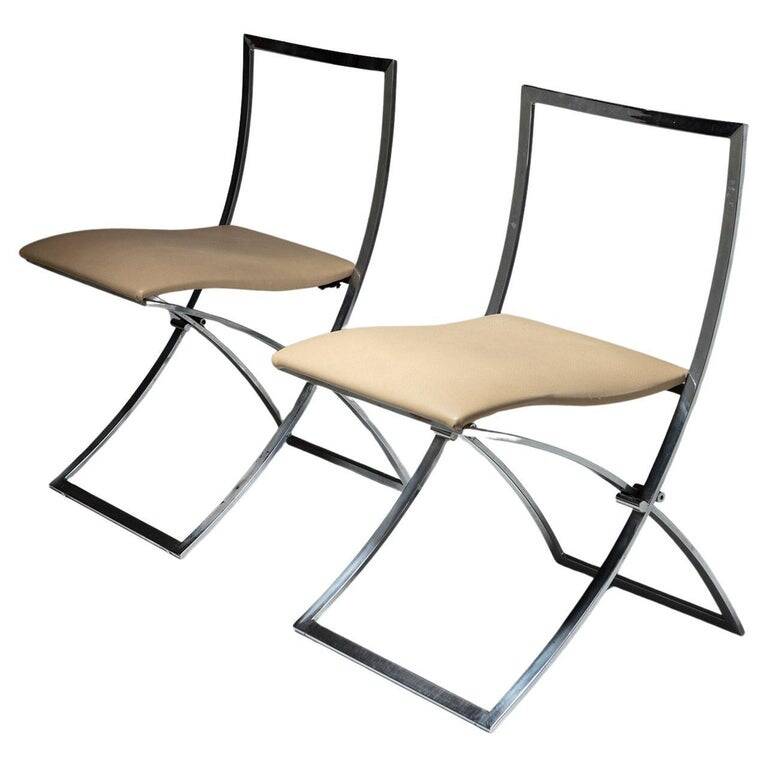 Paire de chaises Marcello Cueno, Italie 1970
