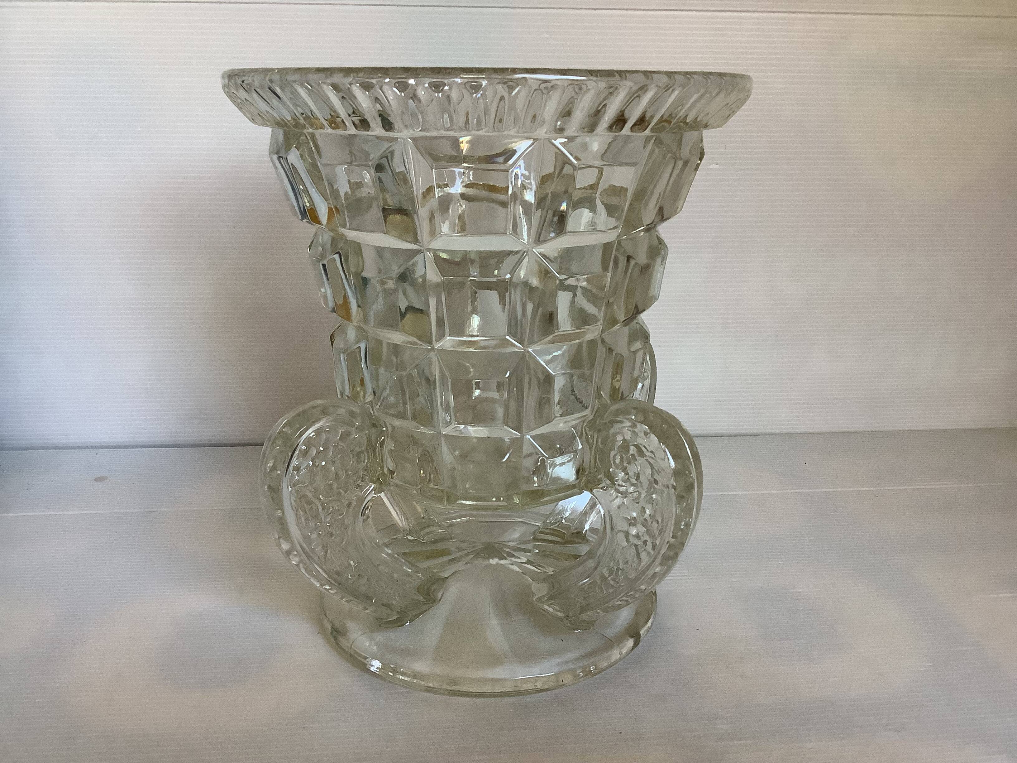 Antique large Art Deco vase from the 1930s.
