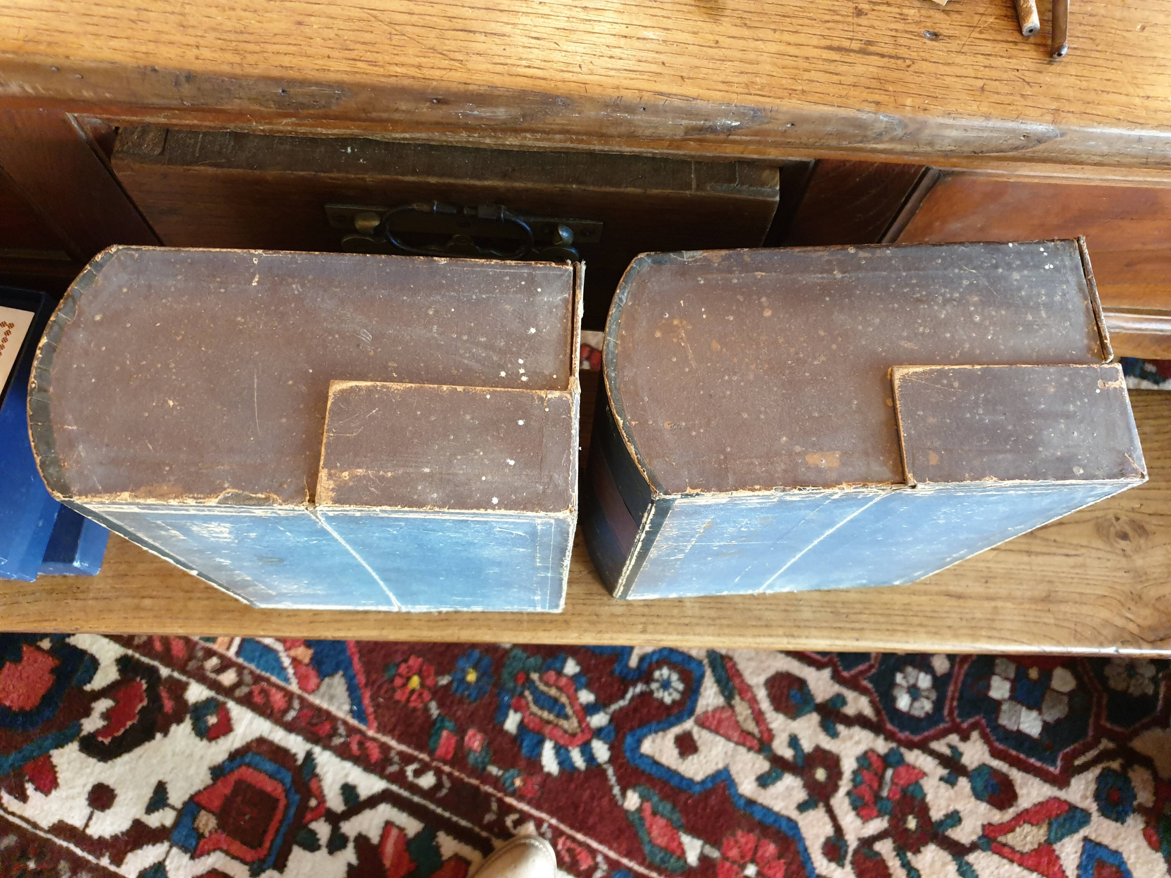 Former notary archival boxes