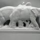 Ceramic elephant by Louis Fontinelle. Art Deco.
