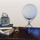 Vintage Italian table lamp in Stilnovo style, 1999.
