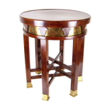 Tabouret secession viennoise avec six pieds 1910s