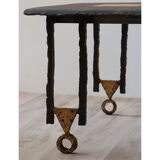 Sculptural coffee table by Jean-Jacques Argueyrolles circa 1990