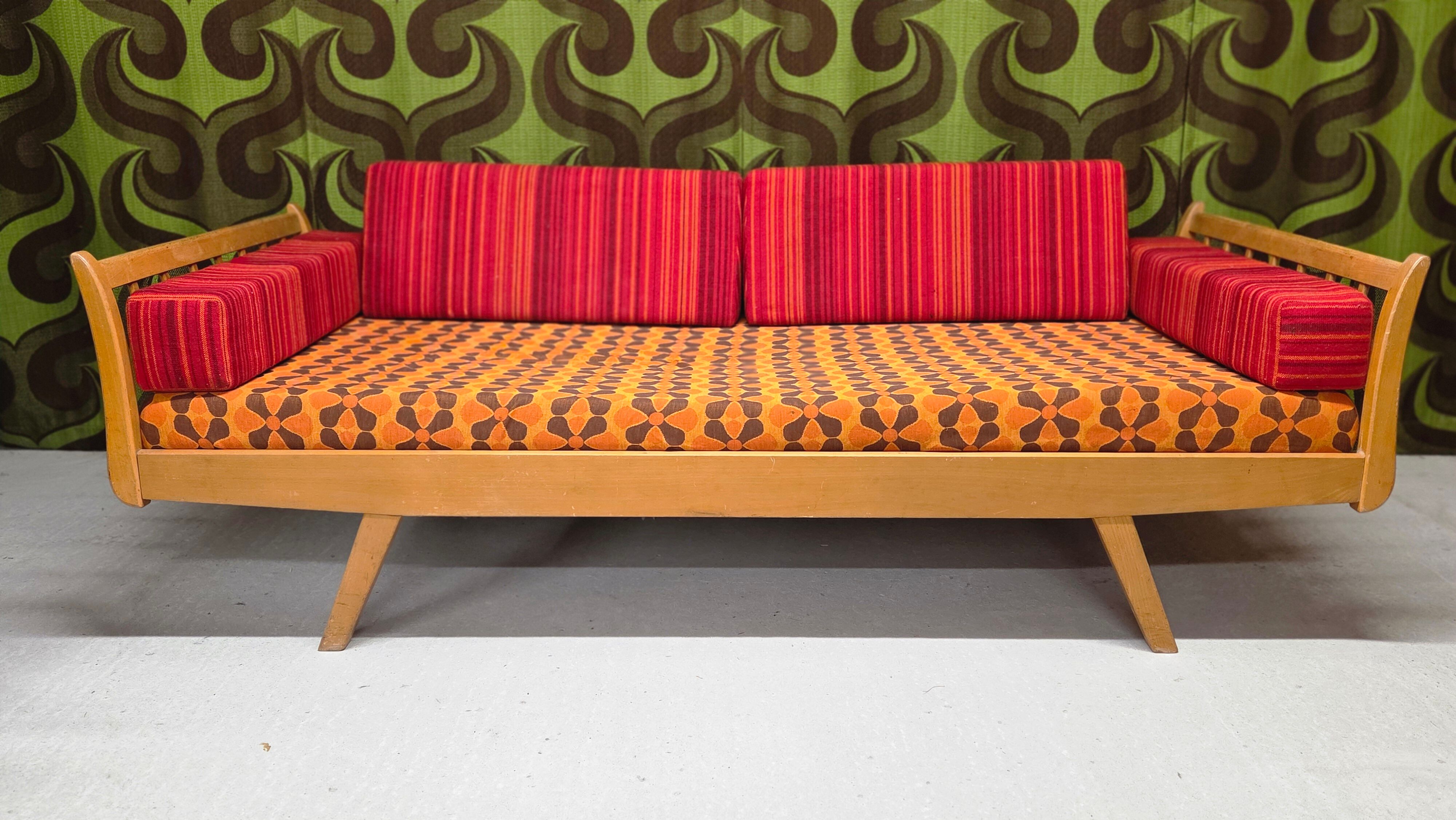 Daybed méridienne vintage 1970