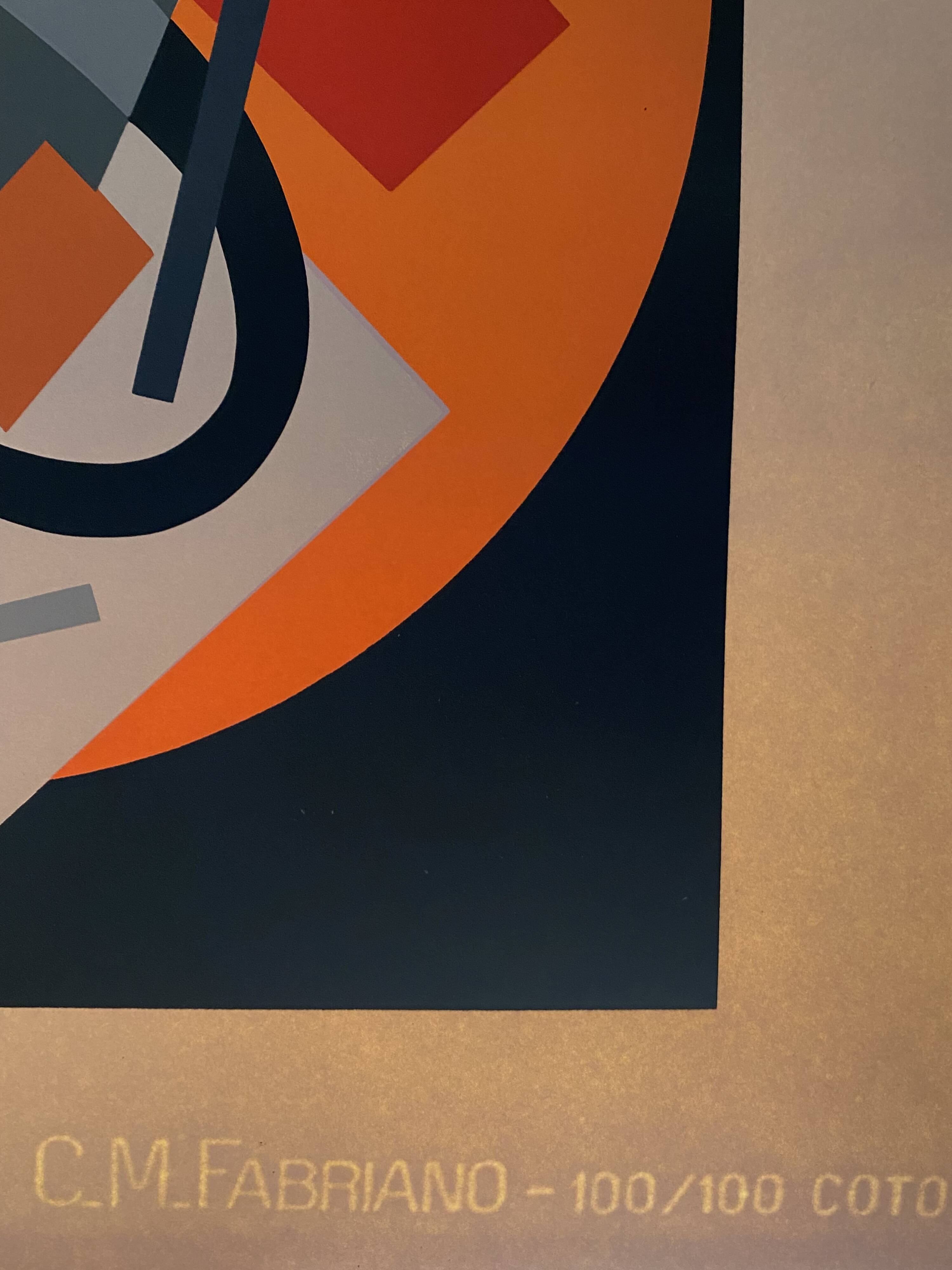 Sérigraphie de Nadia Leger - Années 70