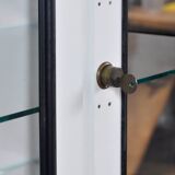 Armoire à pharmacie vintage en fer et verre, années 1970