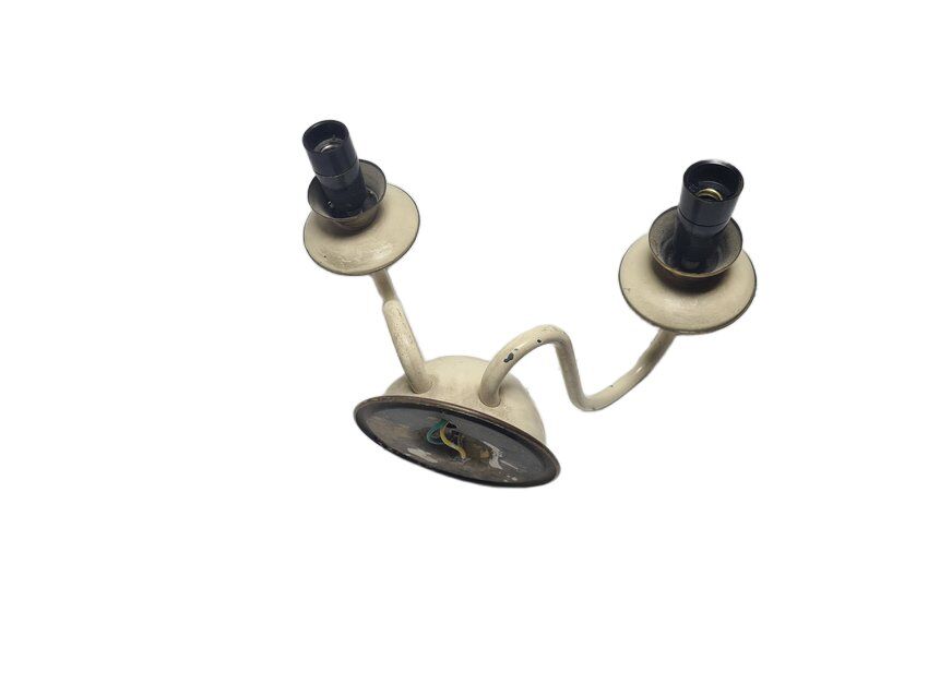 2-armed wall lamp from Elmet Zabrze, Poland, 1970s