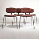 Set de 4 chaises pierre paulin steelcase strafor