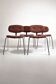 Set of 4 chairs pierre paulin steelcase strafor