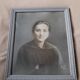 Old photograph of a woman's portrait