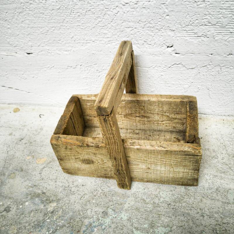 Wooden toolbox