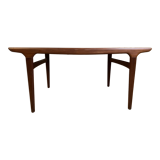 Dark teak dining table by Johannes Andersen for Uldum Møbelfabrik, Denmark