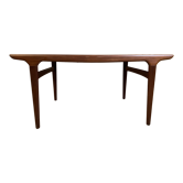 Dark teak dining table by Johannes Andersen for Uldum Møbelfabrik, Denmark
